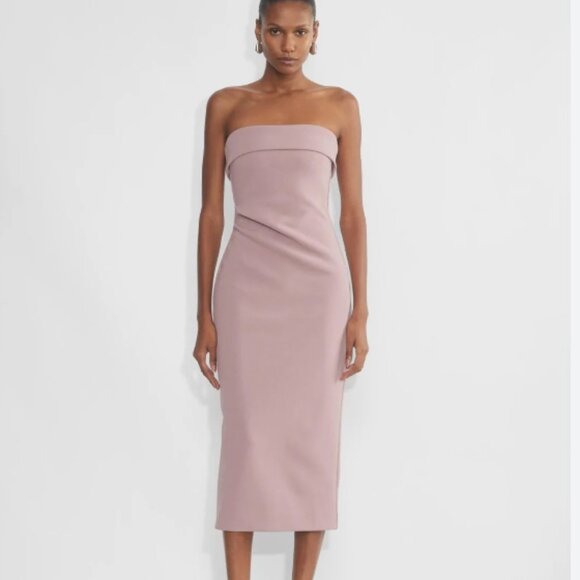 Babaton Figureknit™ Eyecatcher Dress Slim strapless double-layer crepe max XS - Picture 1 of 16